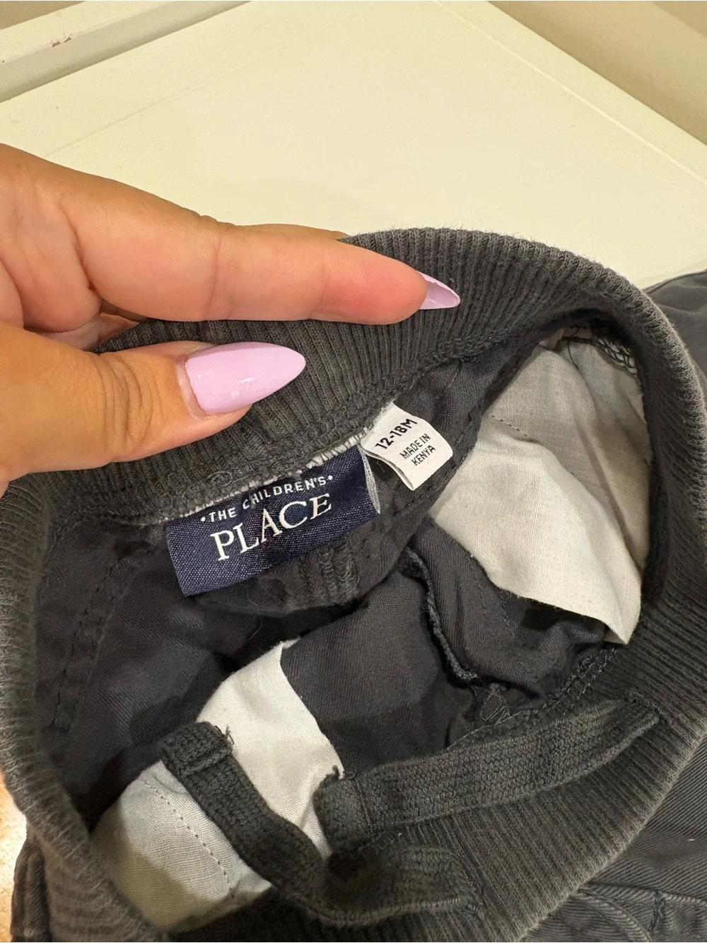 The Children's Place grey Cargo Pants for Kids